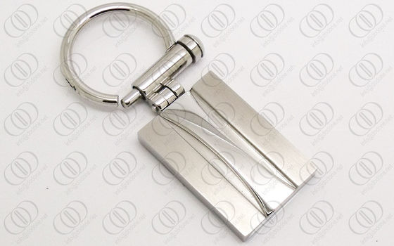 স্ক্রু গঠন, engravable keychains সঙ্গে পালিশ টোন স্টেইনলেস স্টীল কীচেইনে হোল্ডার