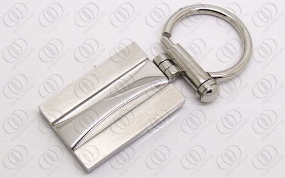 স্ক্রু গঠন, engravable keychains সঙ্গে পালিশ টোন স্টেইনলেস স্টীল কীচেইনে হোল্ডার